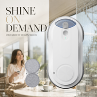 Robot nettoyeur de vitres électrique avec moteur sans balais et télécommande pour usage commercial et hôtelier