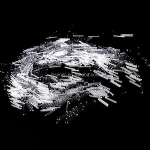 Tahan korosi temperatur tinggi silika menyatu transparan 2 ujung tabung kapiler kaca kuarsa terbuka - Product Image 6