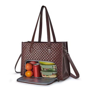 अनुकूलित दोपहर के जिम कूलर बैग लंच बॉक्स बैग थर्मल मील प्रीप मैनेजमेंट वाटरप्रूफ महिलाओं के लंच एथलीट फिटनेस आउटडोर - Product Image 3