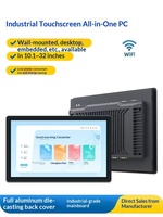 Computadora Industrial Todo en Uno de 10/12/15/18/19/21/23 Pulgadas con Pantalla Táctil Capacitiva, Puertos de Red Duales, Puertos Seriales Múltiples Integrados