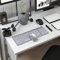 Clavier et souris tactiles multi-appareils ODM/OEM pour Mac, DPI 1600, compact, silencieux, rechargeable, design fin, touches multimédia pour