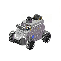 Robot d'inspection extérieur à charge lourde de 2,68 kg |   Moteur réducteur 520, forte puissance, interaction vocale IA, aluminium, éducation STEM