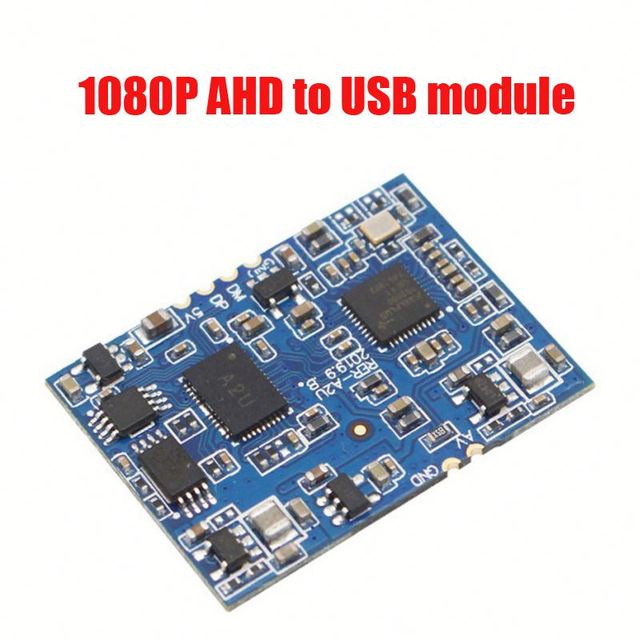 AHD to USB Module CVBS S VIDEO to USB signal Module HD Analog Video Input Conversion USB Camera UVC Free Drive
