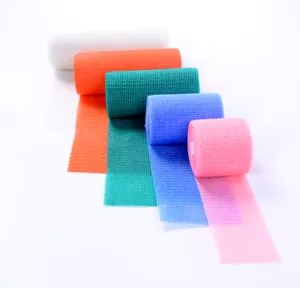 Factory Price Clinic Consumables Moldable Fast Curing Fracture Conservative Treatment Fiberglass Polyester Roll Casting Bandage