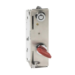 Casilleros Metálicos de Alta Resistencia con Cerradura de Seguridad Operada con Monedas, Acero Inoxidable, Grado 1 ANSI, Plateados, para Centros Comerciales Públicos, Plástico ABS - Product Image 1