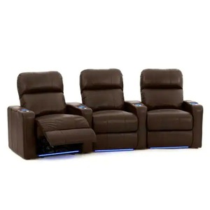 Sofá de Cine Reclinable Eléctrico de Cuero de Primera Calidad CY, Muebles para Sala de Cine VIP, Sillón Reclinable Eléctrico - Product Image 3