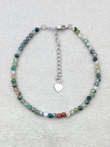 Indian Agate <b>Bracelet</b> Dainty Gemstone Jewelry Micro Faceted <b>Beads</b> Crystal <b>Bracelet</b> Minimalist Jewelry Tiny Gemstone <b>Bracelet</b> - Product Image 6