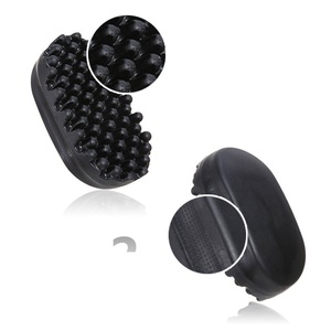 Outil de soin des cheveux Wave Hair Care : Brosse à cheveux portable en éponge plastique lavable pour personnes noires, peigne durable en caoutchouc pour boucler et tordre les cheveux - Product Image 2