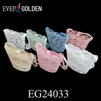 Sac seau multifonctionnel pour femme en polyester tissé 100% écologique 25X11X18CM, sac à main, sac à bandoulière, crochet fait main EVER GOLDEN