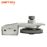 Boîte de vitesses hélicoïdale intégrée DETON à axe gauche unique de 1,5 m avec axe allongé +5 pas de vis 63,5 mm, type servo pour machine de gravure CNC