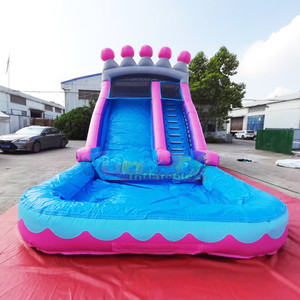 Tobogan acuatico hinchable de princesas commercial bounce <b>house</b> waterslide jumpers <b>inflatable</b> water slide for kids - Product Image 2