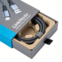 Scatola in Cartone Ondulato per Set HDMI, Imballaggio Personalizzato con Inserto per Cavi, Adattatori e Accessori per Trasporto Sicuro
