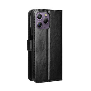 Pour <span class=keywords><strong>Blackview</strong></span> A96 étui portefeuille, rétro PU cuir fentes pour cartes support magnétique Flip Folio couverture de téléphone portable pour <span class=keywords><strong>Blackview</strong></span> A96 - Product Image 2