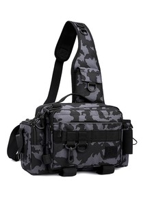 OEM Multifunctional Lure <b>Bag</b> Large Storage Waterproof Single Shoulder Fishing Crossbody <b>Bags</b> for Outdoor Sports - Product Image 6