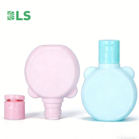Bouteille de désinfectant pour les mains personnalisée en gros de 60 ml, flacon de lotion en PE, joli flacon de crème pour les mains - MOQ10000PS