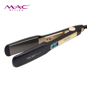 <span class=keywords><strong>Plancha</strong></span> de <span class=keywords><strong>pelo</strong></span> iónica de titanio, alisadora de <span class=keywords><strong>pelo</strong></span> plana, temperatura ajustable con bolsa de <span class=keywords><strong>rizos</strong></span>, embalaje de cabello de tamaño de viaje - Product Image 3