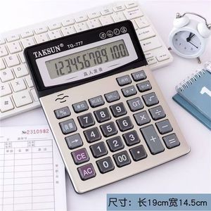 Calculadora de Voz Tg777, Calculadora de Escritorio Grande de ABS Negro, Funciona con Batería, Logotipo Personalizado, Uso Financiero y de Oficina - Product Image 5