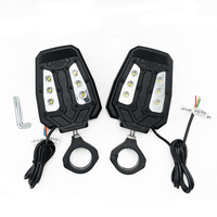 Rétroviseur LED universel 1,75/2 pouces pour UTV, ATV, buggy tout-terrain, personnalisable