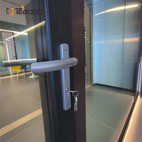 Bisagra oculta de Marco Delgado personalizada, rotura térmica de aluminio, inclinación y giro de ventanas para casa