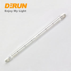 Ampoule halogène à tube long 100w <span class=keywords><strong>300w</strong></span> 500w 1000w 78mm <span class=keywords><strong>118mm</strong></span> 189mm lampes de chauffage infrarouge en verre de QUARTZ, HAL-<span class=keywords><strong>R7S</strong></span> - Product Image 6