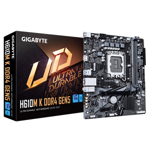 Nueva Placa Base para Juegos <span class=keywords><strong>H610M</strong></span> <span class=keywords><strong>K</strong></span> <span class=keywords><strong>DDR4</strong></span> GEN5 LGA 1700 Compatible con CPU Core de 14ª/13ª/12ª Generación, <span class=keywords><strong>DDR4</strong></span> 64GB, M.2 SATA - Product Image 1