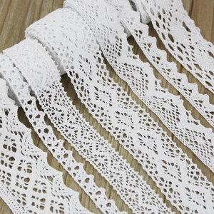 (5 Mét/cuộn) 65Mm Trắng Cotton Thêu Ren Net Ribbons Vải Trim Thủ Công DIY May Handmade Craft Vật Liệu Ren - Product Image 2