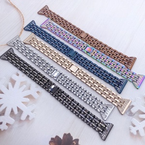 Correa <span class=keywords><strong>de</strong></span> Metal <span class=keywords><strong>de</strong></span> aleación <span class=keywords><strong>de</strong></span> Zinc para <span class=keywords><strong>Apple</strong></span> <span class=keywords><strong>Watch</strong></span> Band 40mm 44mm 41mm 45mm <span class=keywords><strong>Pulsera</strong></span> <span class=keywords><strong>de</strong></span> <span class=keywords><strong>eslabones</strong></span> <span class=keywords><strong>de</strong></span> acero inoxidable brillante <span class=keywords><strong>de</strong></span> diamante para mujer - Product Image 4