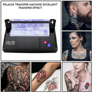 <span class=keywords><strong>Berserk</strong></span>-máquina de tatuaje con plantilla de transferencia, fotocopiadora térmica negra - Product Image 3