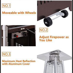 Panneau de <span class=keywords><strong>chauffage</strong></span> extérieur en forme de pyramide à <span class=keywords><strong>gaz</strong></span> - Product Image 5