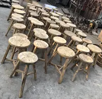 الصينية العتيقة خمر ريفي الطبيعي خشب متين الأصلي البراز