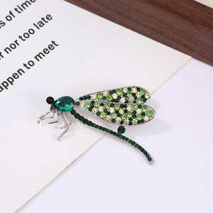 Yunlv เข็มกลัดแมลงปอน้ำแฟชั่นญี่ปุ่นและเกาหลีเข็มกลัดแมลงอัลลอยด์ชุดสูทอเนกประสงค์ - Product Image 2