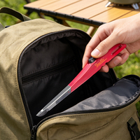 Briquet à flamme puissante en plastique ABS pour allumeur de cuisinière à gaz, format long, sans pile, fonctionnement à un clic, écologique, pour la Corée