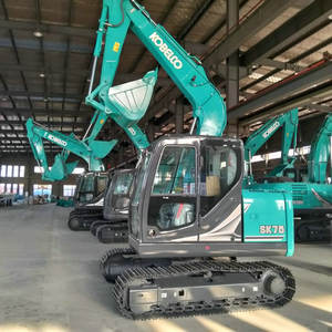 Offre Spéciale : <span class=keywords><strong>Mini</strong></span>-Excavatrice Hydraulique sur Chenilles d'Occasion KOBELCO SK75, 7 Tonnes, pour Travaux de Terrassement Urbain et <span class=keywords><strong>Location</strong></span> - Product Image 1