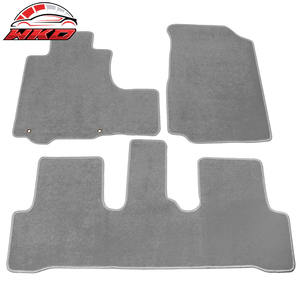 Tapis de sol pour Honda CRV 07-11, velours gris, antidérapant, tapis antidérapants pour voiture, avant et arrière, 3 pièces - Product Image 1