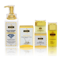 Coffret de Soin Corporel 5D Gluta: Savon Bio Éclaircissant, Sérum de Beauté Diamant et Lait Corporel Éclaircissant