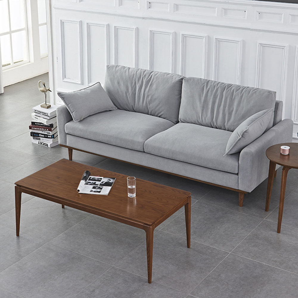 Wholesale Sofa Set Furniture Wooden Hotel Living Room Design Solid Wood Small Sofa Modern Sofas