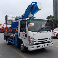 Fabrika Fiyatı I-SU-ZU 16m Platformlu Kamyon |   İnşaat İçin Mobil Kaldırılabilir Çalışma Platformu