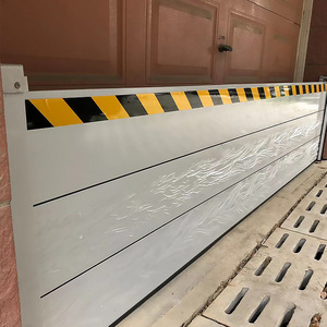 Porte d'inondation en alliage d'aluminium blanc et barrière de sécurité anti-inondation rouge non réfléchissante - Product Image 3