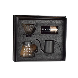 Oferta de Navidad: Set de Herramientas para Preparar Café para Viaje y Exterior, con Molinillo, Cafetera de Goteo y Tetera, en Caja de Regalo - Product Image 1