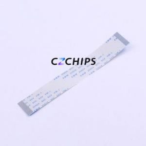 JS05A-30P-100-4-8 FFC Cable (Flexible Flat Cable) P=0.5mm Connector 30P 0.5mm 0.3mm Non-Inverting - Product Image 1