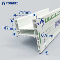 Fonirte Profilés UPVC personnalisés de la série Algérie, qualité supérieure, écologiques, durables, accessoires pour portes et fenêtres, garantie à vie