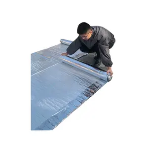 Good stick Roofing self adhesive bitumen waterproof membrane aluminum foil color steel tile