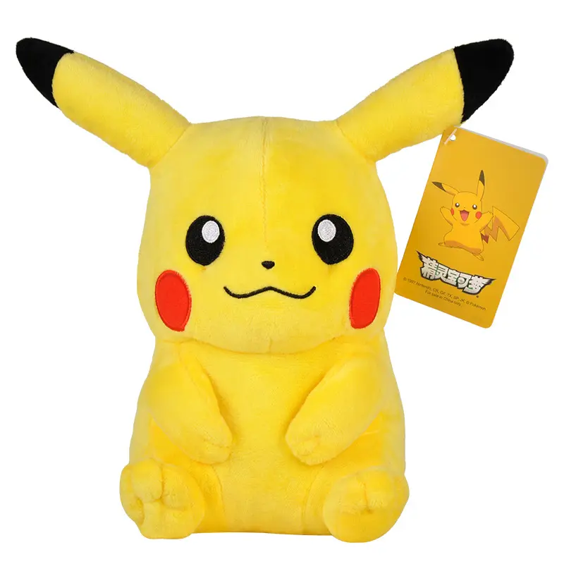In stock 25cm Cartoon Pokemon Anime Plush Dolls Pikachu Bulbasaur Squirtle Charmander Kawaii Plush Toys Grab Dolls For gifts
