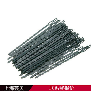 Attaches-câbles en plastique 17 cm 0,8 cm autobloquants pour la fixation de sangles de jardin - Product Image 4
