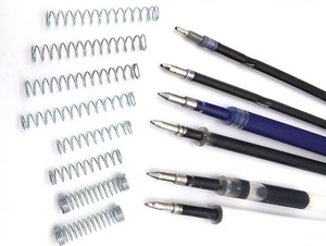 Resorte de acero inoxidable personalizado al por mayor con diámetro interior de 5 mm para plumas estilográficas y bolígrafos - Product Image 1