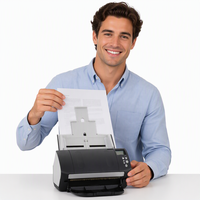Scanner de documents couleur Fujitsu Fi-7180 USB automatique format passeport, numérisation recto-verso haute vitesse, CMOS couleur 24 bits