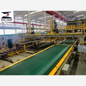 Mesin manufaktur Panel pelapis dinding eksterior Tiongkok garis produksi papan semen serat diperkuat