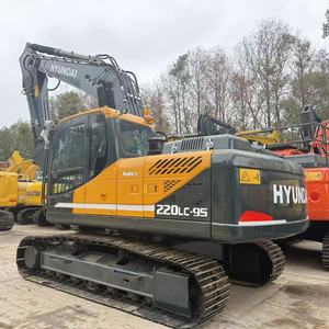 Excavatrice sur chenilles Hyundai R220LC-9S d'occasion, 22 tonnes, machine d'origine coréenne, moteur et pompe d'origine en stock, garantie 1 an, à vendre - Product Image 4