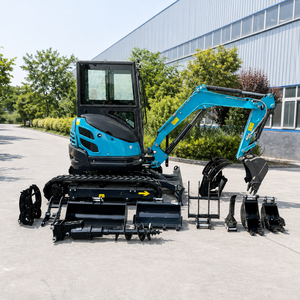 รถขุดขนาดเล็ก 3.5 ตัน 2 ตัน 1 ตัน มาตรฐาน EPA EURO 5 เครื่องยนต์ Kubota รถขุดขนาดจิ๋ว สำหรับใช้ในฟาร์มและบ้าน รถขุดตีนตะขาบขนาดเล็ก - Product Image 2