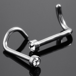 Anillo <span class=keywords><strong>de</strong></span> <span class=keywords><strong>Nariz</strong></span> <span class=keywords><strong>de</strong></span> <span class=keywords><strong>Titanio</strong></span> Sólido G23 con Cristal, <span class=keywords><strong>Piercing</strong></span> <span class=keywords><strong>de</strong></span> <span class=keywords><strong>Nariz</strong></span> con Gema <span class=keywords><strong>de</strong></span> Cristal, Mejor <span class=keywords><strong>Precio</strong></span>, Joyería para <span class=keywords><strong>Piercing</strong></span> <span class=keywords><strong>de</strong></span> <span class=keywords><strong>Nariz</strong></span>, MOQ Bajo - Product Image 4